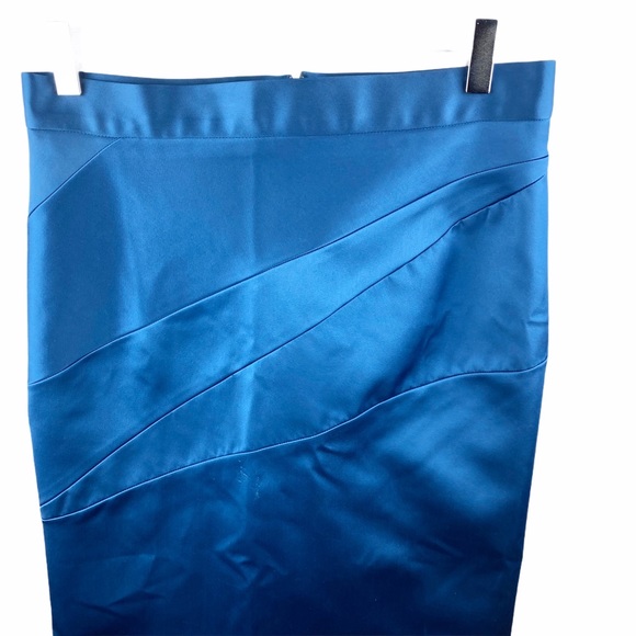 Zac Posen Blue Pencil Bandage Skirt 6 - Picture 3 of 10